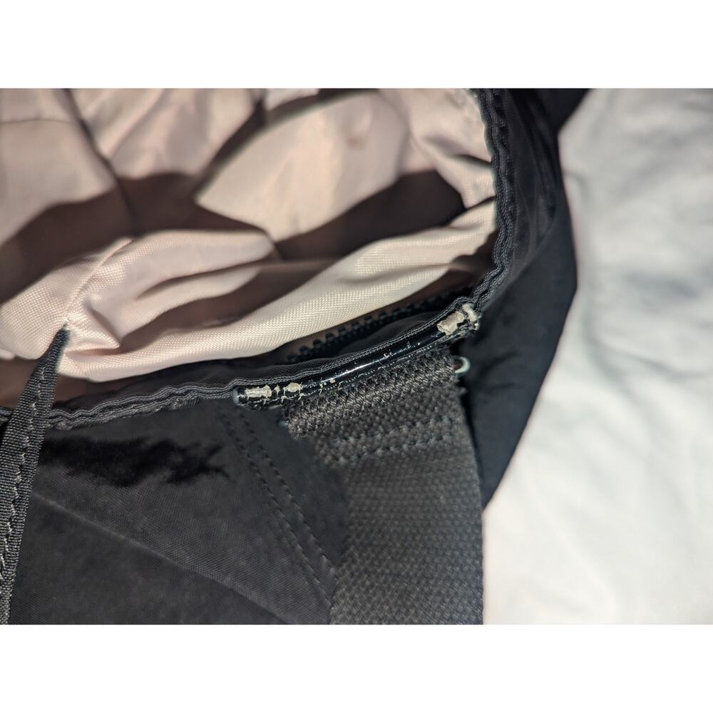 Kipling Black Tote Bag Purse 18" x 12" - Picture 6 of 9